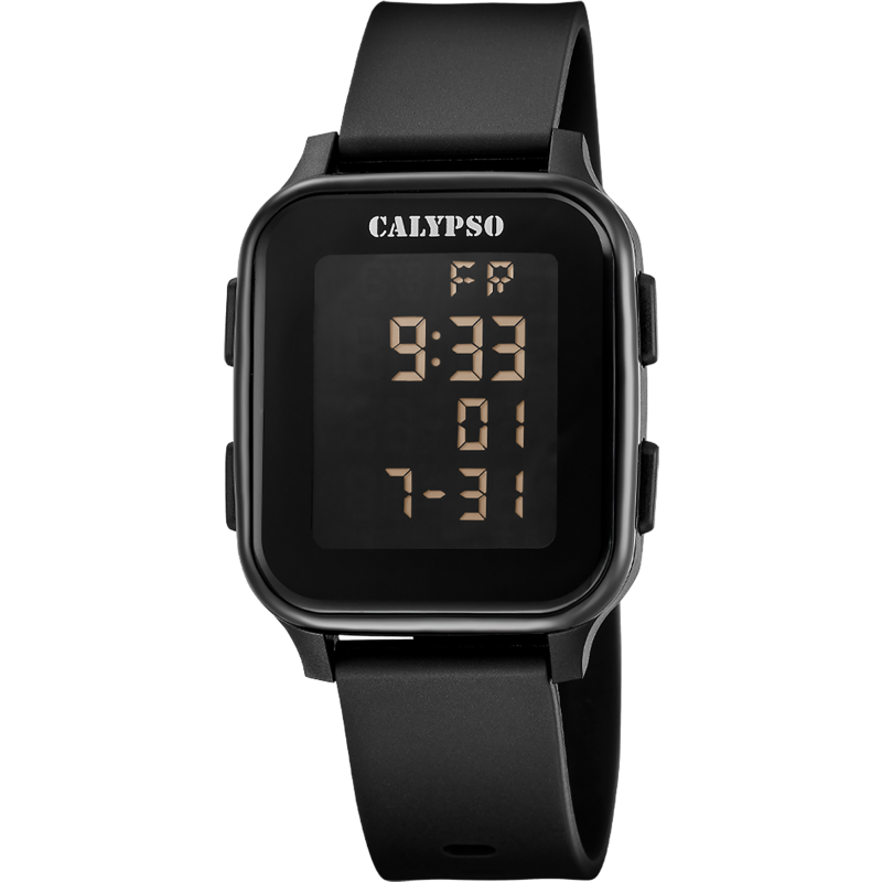 Orologio Uomo Calypso K6077/5 Digitale Con Quadrante Rettangolare