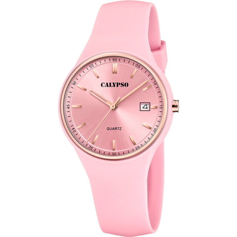 Orologio Donna Calypso K6087/2 Con Quadrante E Cinturino Rosa