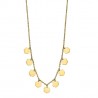 Collana Donna Lotus Style LS2669/1/2 In Acciaio Dorato Con Pendenti Esagonali