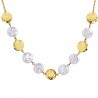 Collana Donna Lotus Style LS2714/1/1 In Acciaio Dorato Con Perle Bianche
