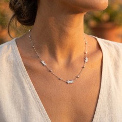 Collana Donna Lotus Style LS2755/1/1 In Acciaio Con Strass