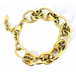 Bracciale Donna Lotus Style LS2654/2/2 In Acciaio Dorato A Catena
