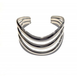Bracciale Donna Rigido Lotus Style LS2680/2/1 Onde In Acciaio Lucido