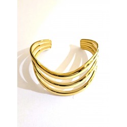 Bracciale Donna Rigido Lotus Style LS2680/2/2 Onde In Acciaio Dorato