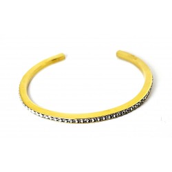 Bracciale Donna Rigido Lotus Style LS2649/2/2 In Acciaio Dorato Con Zirconi