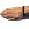 Bracciale Uomo Lotus Style LS2618/2/1 In Cuoio Nero A Doppio Filo