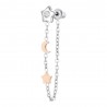 Mono orecchino Donna Luca Barra OK1496 In Acciaio Con Luna E Stelle