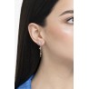Mono orecchino Donna Luca Barra OK1496 In Acciaio Con Luna E Stelle