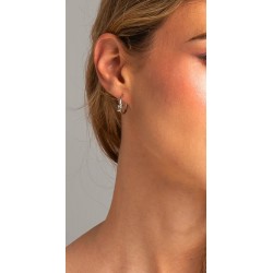 Orecchini Donna Luca Barra OK1690 In Acciaio Con Nodo