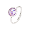 Anello Donna Luca Barra ANK721 In Acciaio Con Zircone Rosa
