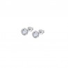 Orecchini Lotus Silver LP2001-4/1 Punto Luce In Argento Con Cristalli