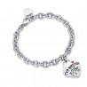Bracciale donna con scritta "TVB MAESTRA" Luca Barra BK1927