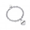 Bracciale donna con cuore e scritta "ANNIVERSARIO" Luca Barra BK1923