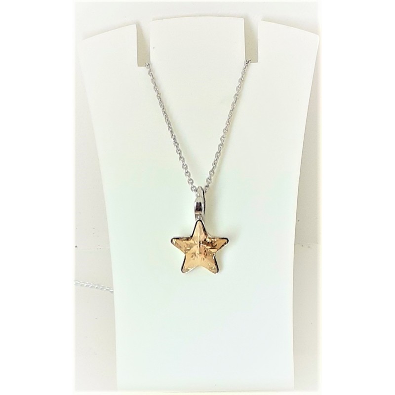 Collana donna con cristallo Swarovski stella Spark N474510 GS