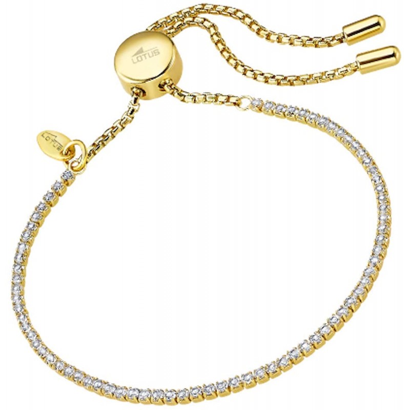 Bracciale tennis donna con cristalli Swarovski Lotus Silver LP2009-2/2