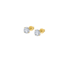 Orecchini Donna Lotus Silver LP2005-4/5 In Argento Dorato Punto Luce Con Cristalli