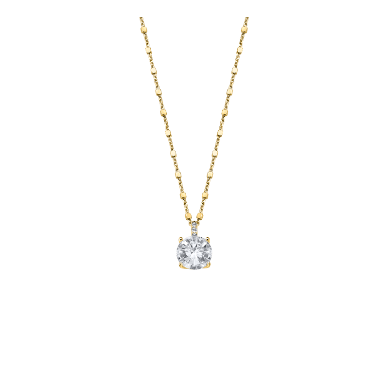 Collana Donna Lotus Silver LP2005-1/5 In Argento Dorato Con Punto Luce