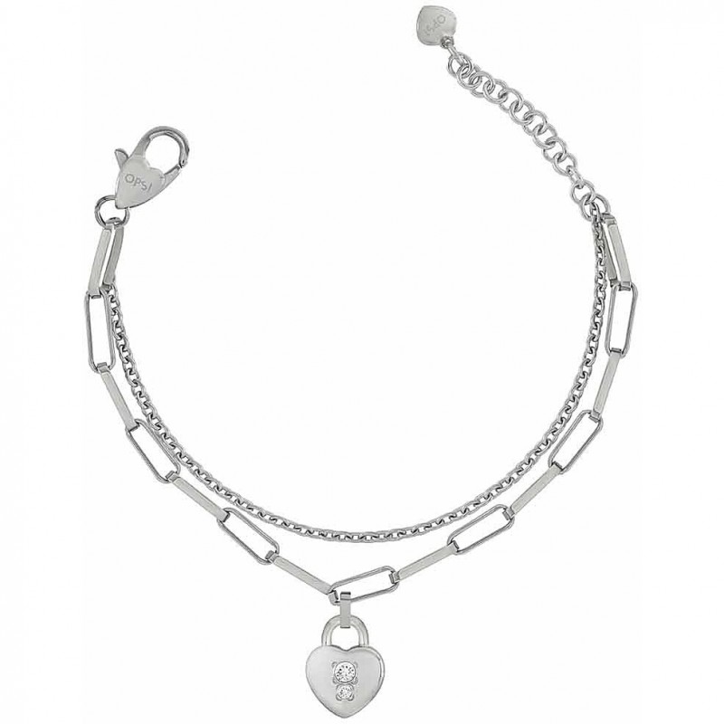 Bracciale donna con cuore Opsobjects Secret Love OPSBR-725