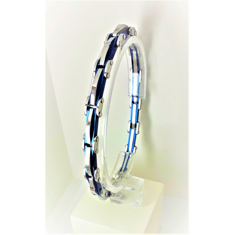 Bracciale Uomo ARKANO BAC66BL In Acciaio Bicolore
