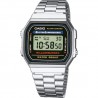 Orologio Uomo Casio Vintage A168WA-1YES Digitale Con Cinturino Acciaio