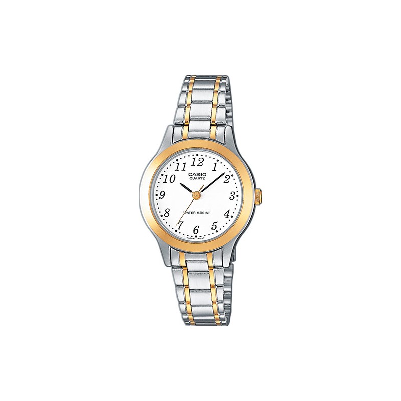 Orologio Donna Casio Classico Con Cassa E Cinturino Bicolore LTP-1263PG-7BEG