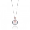 Collana Donna Luca Barra CK1464 Con Pendente Chiama Angeli Con Angelo Rosé