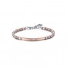 Bracciale uomo in acciaio rosè Luca Barra BA1231