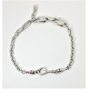 Bracciale uomo in acciaio con amo Luca Barra BA968