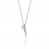 Collana Donna Luca Barra CK1516 Con Cornetto Portafortuna E Cuore
