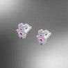 Orecchini Donna Lotus Silver LP1989-4/1 A Bottone Mano di Fatima