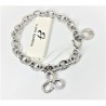 Bracciale donna in acciaio con trifoglio Luca Barra BK930