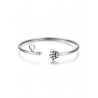 Bracciale donna rigido con cuore Luca Barra BK1597