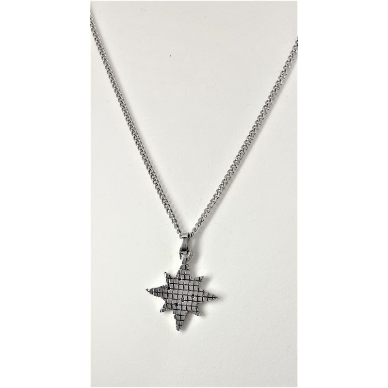 Collana uomo in acciaio con rosa dei venti Chance SU0111