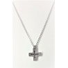 Collana uomo in acciaio con croce Manuel Zed Q2128_5556