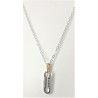 Collana uomo in acciaio con piastra Manuel Zed Q2127_5605