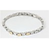 Bracciale uomo in acciaio con riporti in oro 69 Jewels ACIB0059