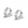 Orecchini uomo a cerchio in acciaio Lotus Style LS2155/4/1