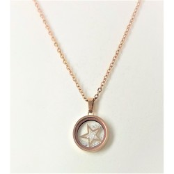 Collana donna in acciaio...