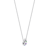 Collana donna con doppio cerchio intrecciato Lotus Silver LP1967-1/2