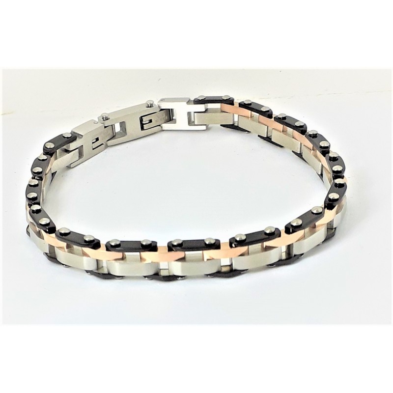 Bracciale Uomo ARKANO BAC91NR In Acciaio Multicolore