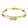 Bracciale Rigido Donna Lotus Style LS2121/2/2 In Acciaio Dorato Con Infinito