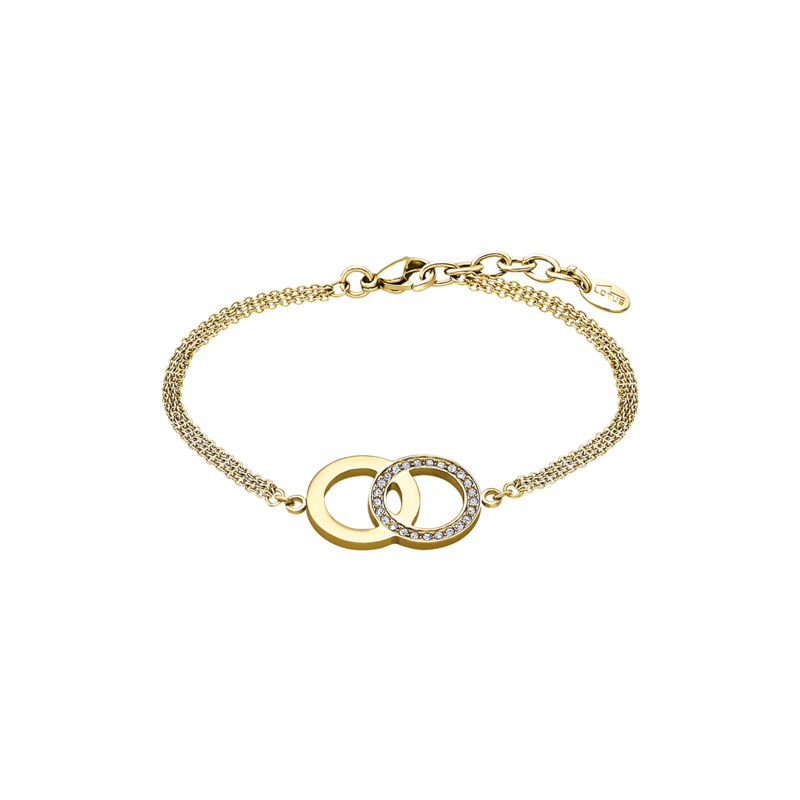 Bracciale Donna Lotus Style LS1913/2/3 In Acciaio Dorato Con Strass