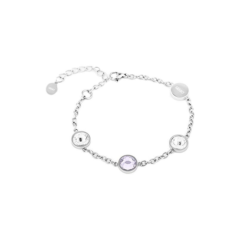 Bracciale donna in acciaio con cristalli Liu-Jo LJ1168