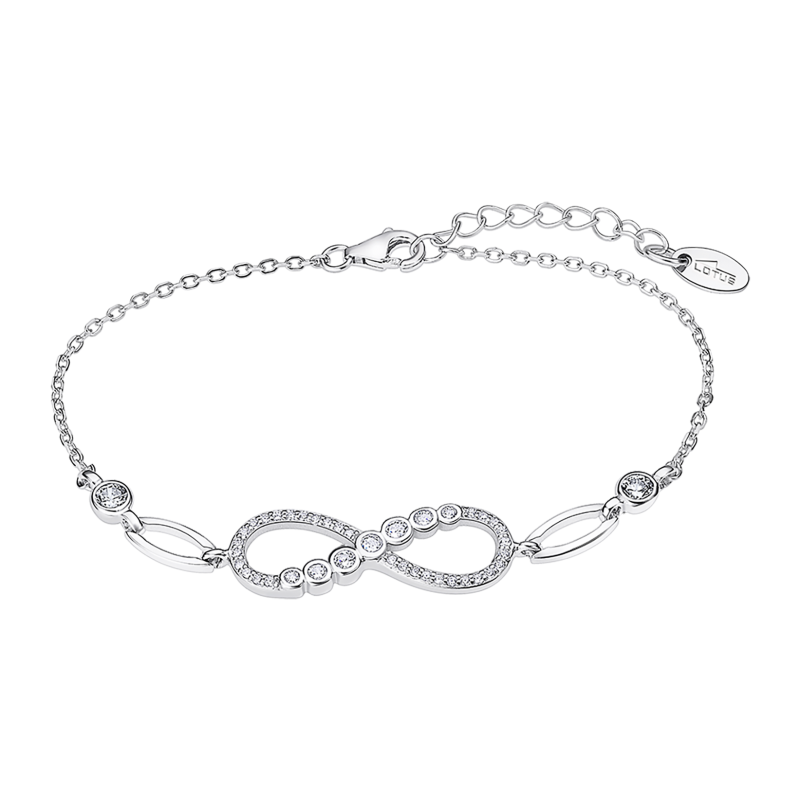 Bracciale Donna Lotus Silver In Argento Con Infinito LP3189-2/1