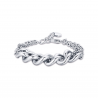 Bracciale donna acciaio a catena Luca Barra BK2071