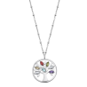 Collana Donna Lotus Style LS2192/1/1 Con Albero Della Vita E Pietre Multicolore