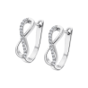 Orecchini Donna Lotus Silver LP1872-4/1 In Argento Con Infinito