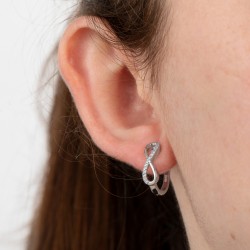 Orecchini Donna Lotus Silver LP1872-4/1 In Argento Con Infinito
