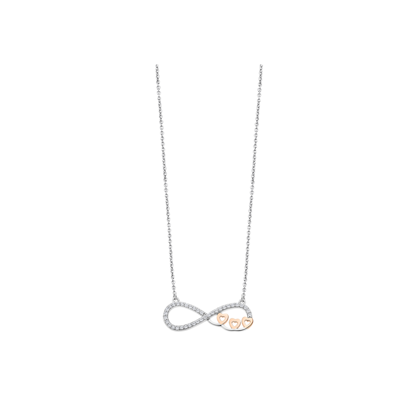 Collana Donna Lotus Silver in Argento Con Infinito e Cuori LP3313-1/1