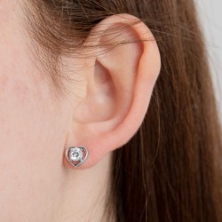 Orecchini Donna Lotus Silver LP3092-4/1 in Argento a Forma di Cuore